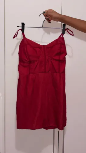 Vestido vermelho tubinho 