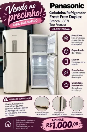 Geladeira Panasonic