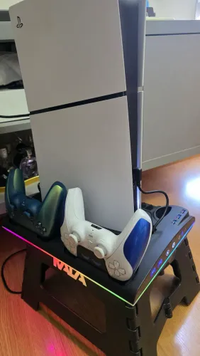 Base ce carregamento ps5 e controles