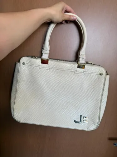 Bolsa Jorge Bischoff original em couro legítimo