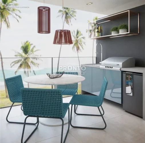 Apartamento com 2 quartos em Muro Alto