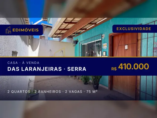 Das Laranjeiras: Casa Duplex com 2 suítes e quintal privativo, venha conhecer!