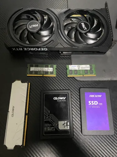 Placa de vídeo, Memória, SSD 