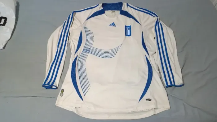 Camisa Seleção Grecia 2006 GG Adidas Manga Longa