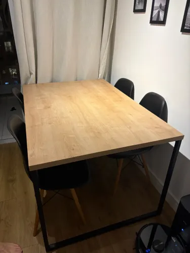 Conjunto Mesa de Jantar Industrial
