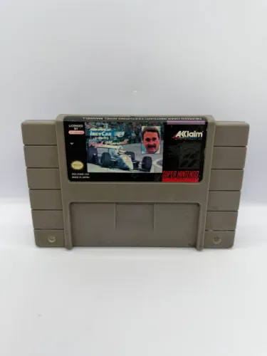 Cartucho Super Nintendo SNES IndyCar Featuring Nigel Mansell Original Acclaim