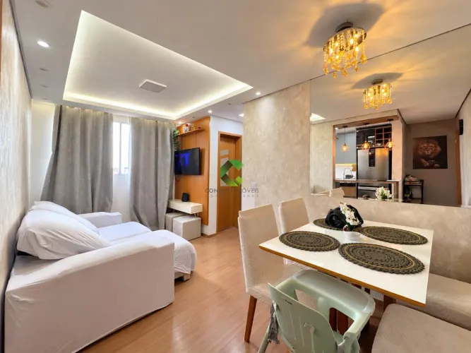 Apartamento 2 Quartos para Venda em Contagem, Parque Maracanã, 2 dormitórios, 1 banheiro,