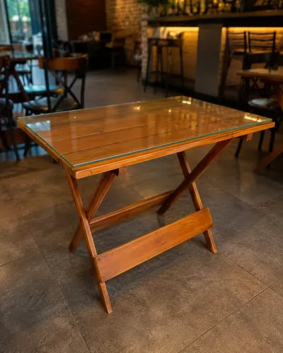 Tampo d vidro temperado 0,70 x 1,20cm - Ideal Bar / Restaurante - Só R$ 120
