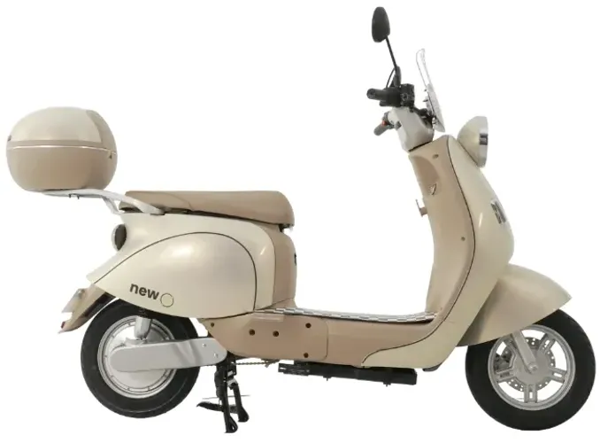 SCOOTER ELETRICA CAPPUCCINO 1000W BEGE BATERIA DE LITIO 60V 20AH MARCA NEW E-BIKE