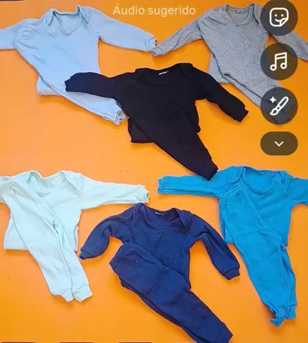 VENDO OU TROCO POR FRALDA G OU XG - ENXOVAL MENINO MAIS DE 30 PEÇAS
