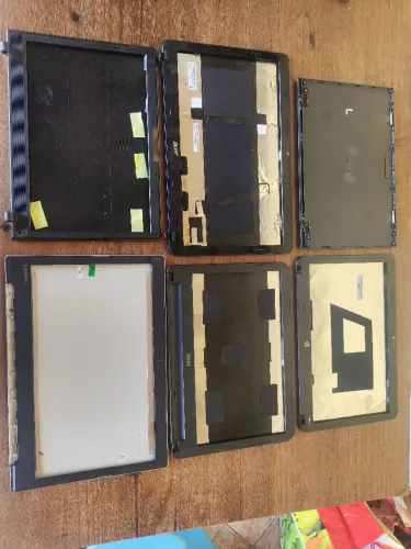 Lote 6 Carcaças Tampas De Tela Notebook