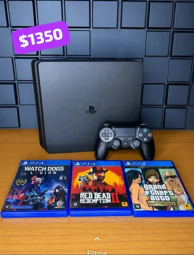 Ps4 1 tera mais controle mais 3 jogos irados
