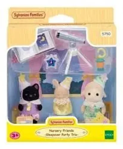 AMIGOS JARDIM DE INFÂNCIA NOITE DO PIJAMA SYLVANIAN FAMILIES