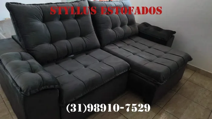 Sofá retrátil novo 