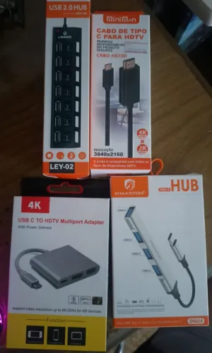 Vendo/Troco USB Hub Cabo C para HDMI USB C multiport adapter