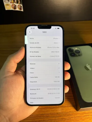 Iphone 13 Pro Max na caixa!