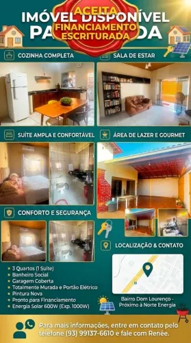 Casa à venda - aceita financiamento