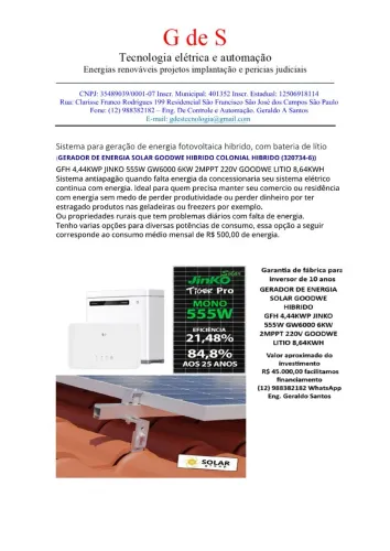 Serviços de engenharia elétrica e automação, instalação e manutenção