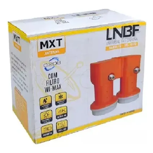 Kit Carona Para Antena Lnb lnbf Satélite 70+63 