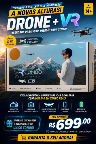 Drone HD com Óculos VR