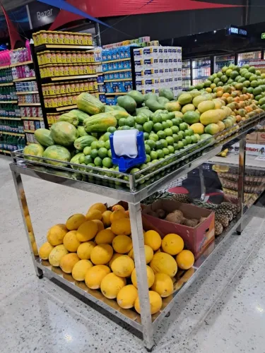 Hortifruti para o varejo em inox