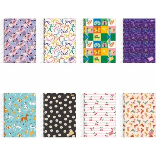 Caderno 10x1 Capa Dura Stella 160 fls. - Jandaia