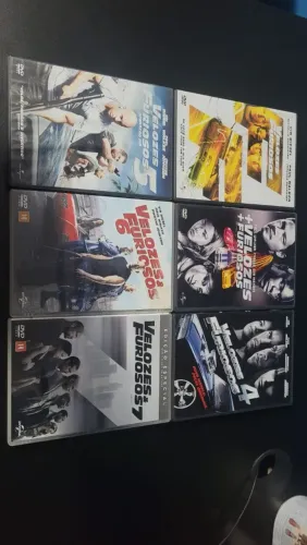 Coleção Velozes e Furiosos DVDs Originais (Filmes 1 ao 7 - sem o 3)
