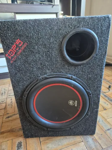 Caixa de subwoofer com auto falante 900w