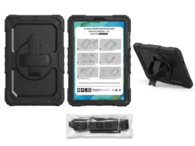 Capa Robusta P/ Galaxy Tablet A11+ Plus C/alça