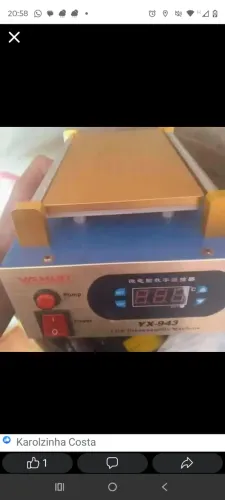 Separadora tela yaxum