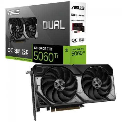 Placa de vídeo RTX 5060 Ti Asus Dual 8GB OC