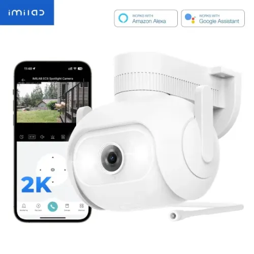 Câmera Imilab EC5 2K WiFi - Rastreamento, Visão Noturna, Inteligência Artificial