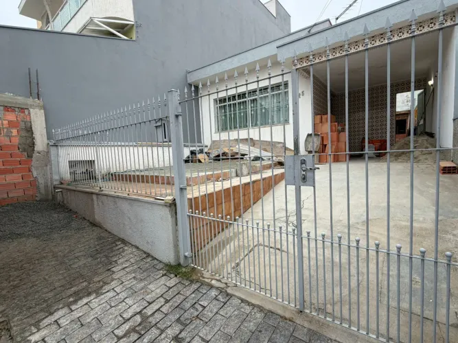 Portão de ferro completo