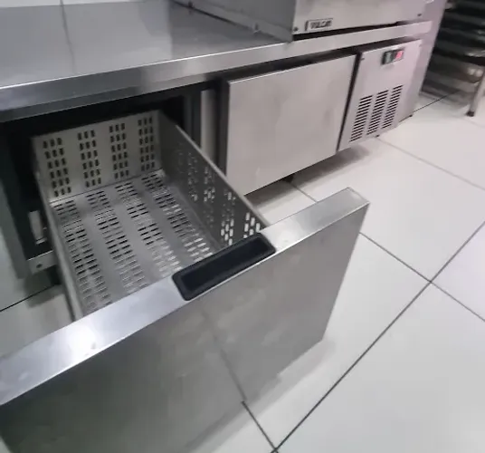 Balcão refrigerado inox 2 gavetas 140cm - ELVI
