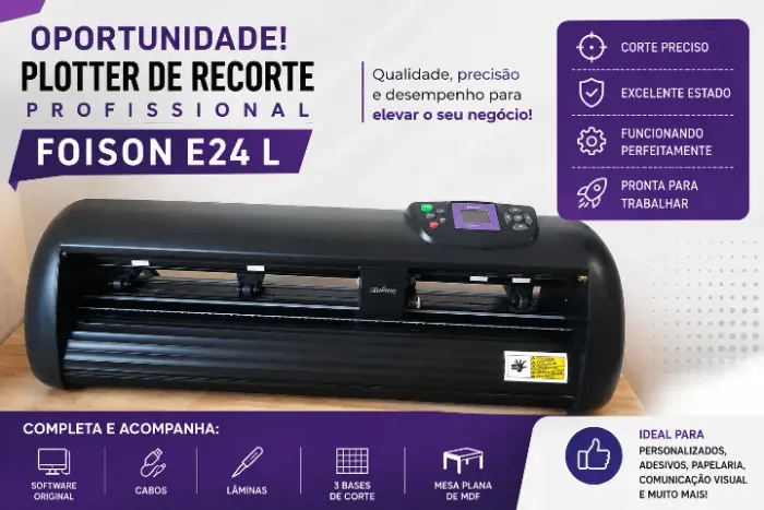 Plotter Foison E24L - Oportunidade para quem quer começar seu negócio ou ampliar!