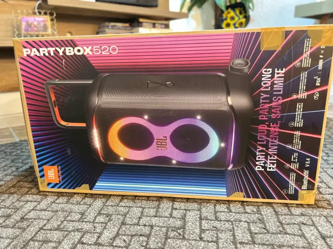 JBL PartyBox520 com Bateria