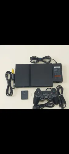Playstation ps2 slim leitor ok cd prata