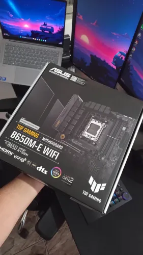 (Lacrada) Placa Mãe B650M-E Asus TUF Wifi 6 Bluetooth mATX AM5 DDR5