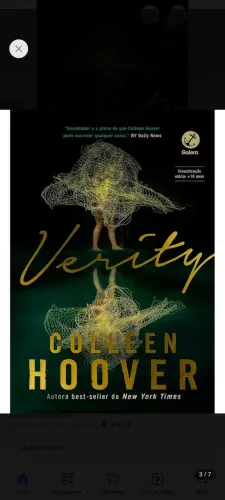 Livro Verity Colleen Hoover