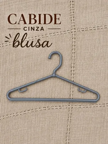 Cabides  (plastico/ acrílico/ madeira)