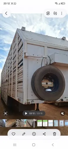 Vende-se Gaiola boiadeira facchini 2 eixo 2 anda ate 38 boi reforçada