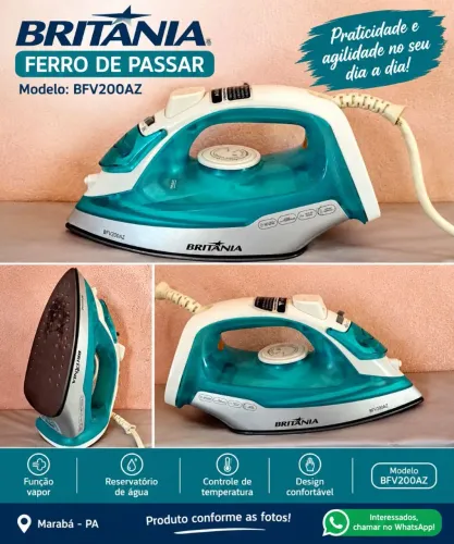 ? FERRO DE PASSAR BRITÂNIA À VENDA! ?