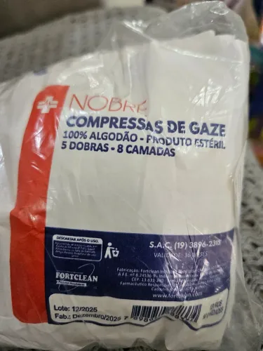 COMPRESSAS DE GAZE