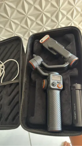 Gimbal mobile Hohem m6 com IA NO PRECINHO 