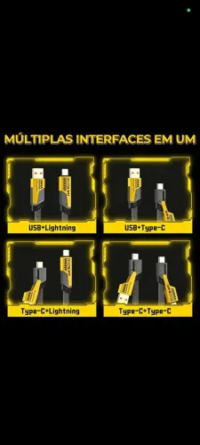 Cabo USB 4 em 1 H Maston 