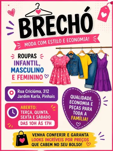 Brecho , no jardin karla