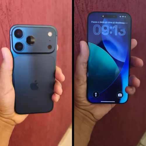 iPhone 17 pro Max bateria 100% garantia Apple 02/2027