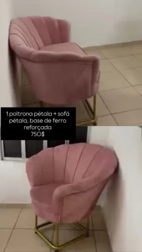 poltrona e sofá pétala 