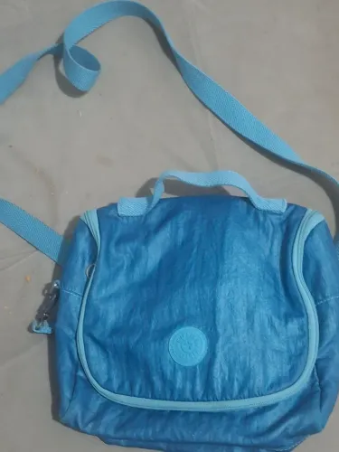 Bolsa lancheira térmica kipling azul média 