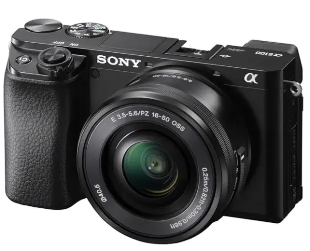 Kit Câmera Sony Alpha a6100 + Lente 16-50mm OSS - Perfeita para Vídeos 4k e Fotos com Foco
